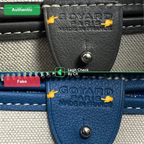 how can you spot a fake goyard bag|legit check goyard tote.